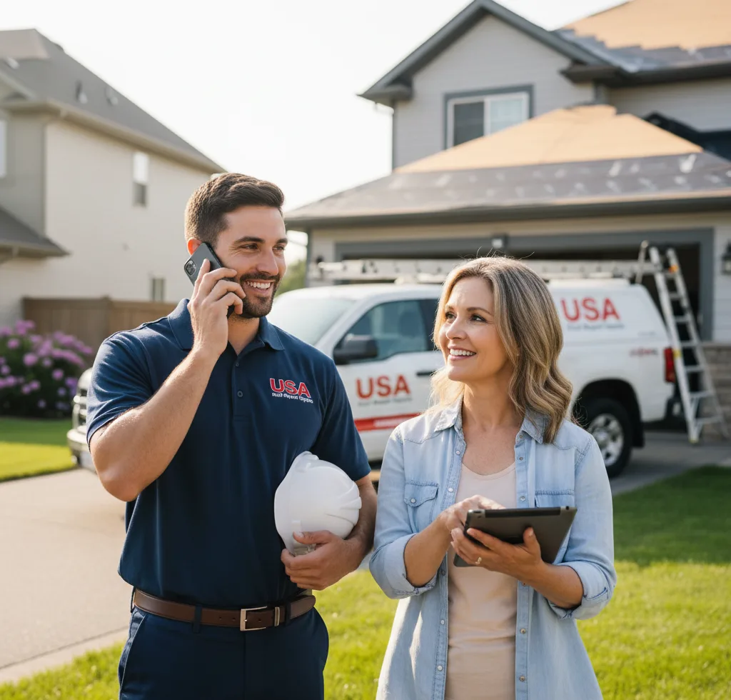 USA Roof Repair Experts customer support in Findlay
